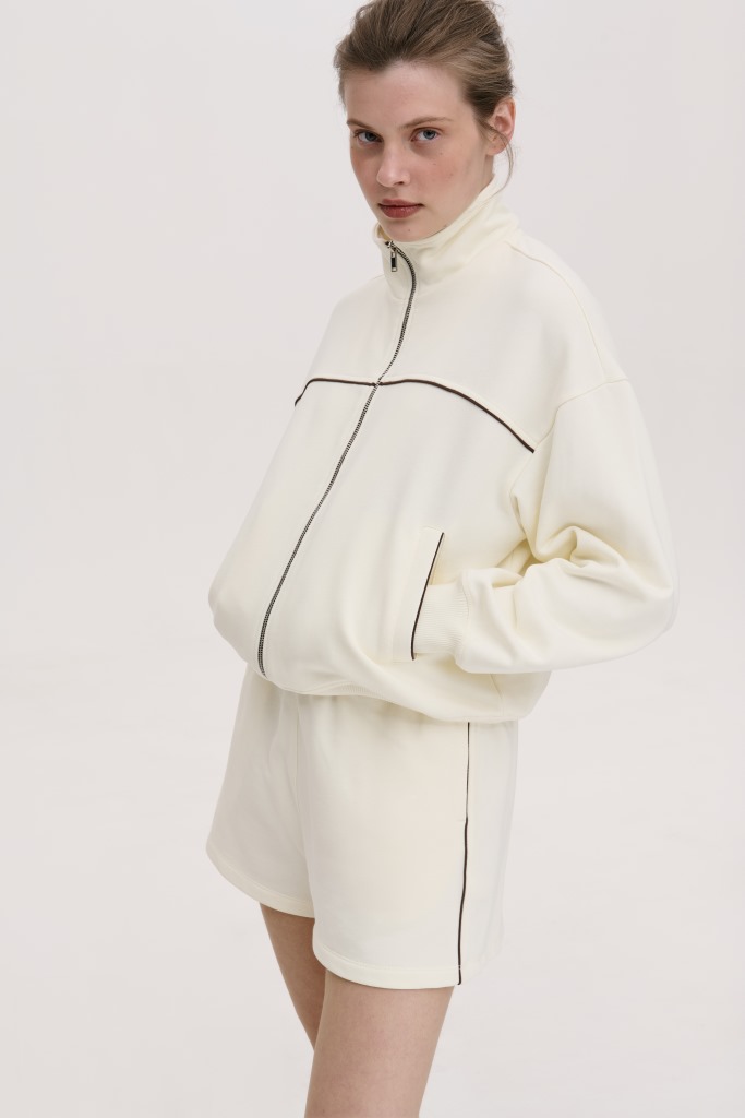 СЕТ: СВІТШОТ ОЛІМПІЙКА НА БЛИСКАВЦІ З ШОРТАМИ 1266 зображення 3